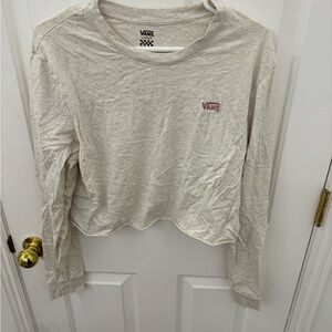 Vans cropped T size large